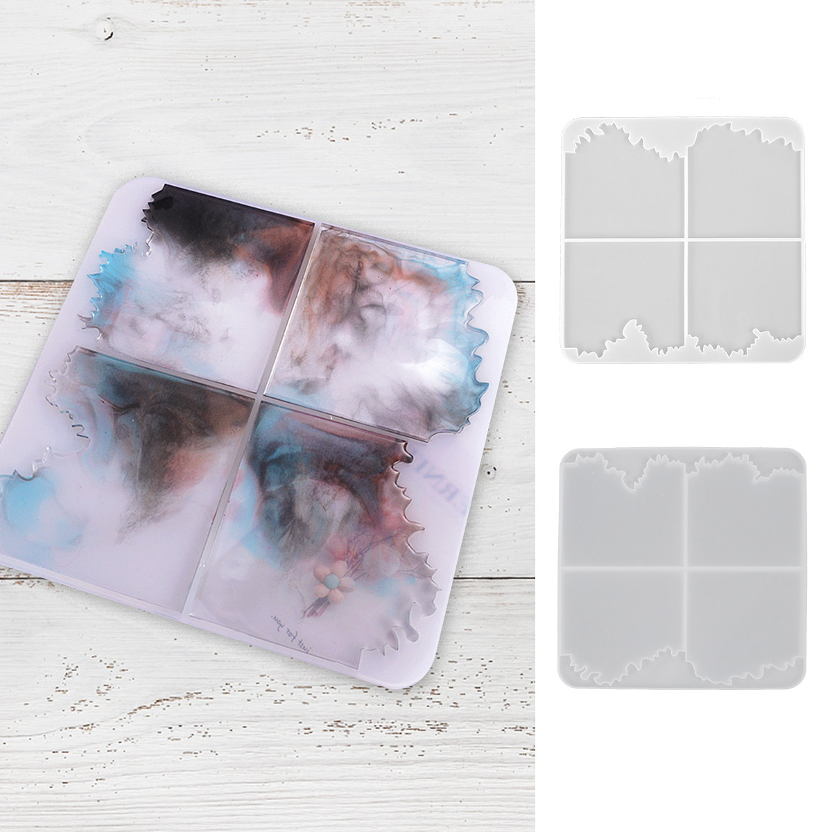 1 Stück Multifunktionale Silik – Resin Ocean Wave Mold Bewertung und Preis