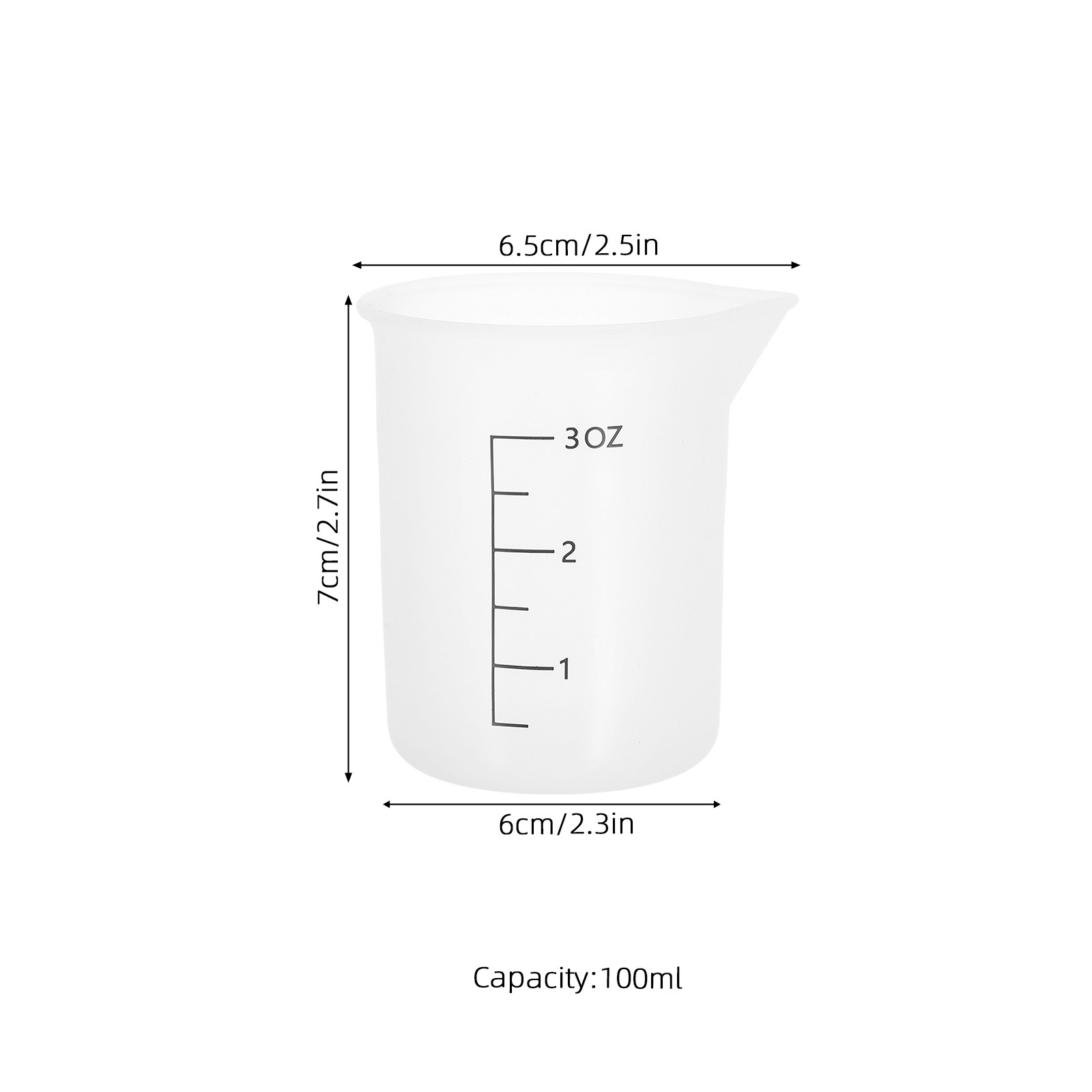 Silikon-Messbecher 8-teiliges  – Mixing Cup Silicone Bewertung und Preis