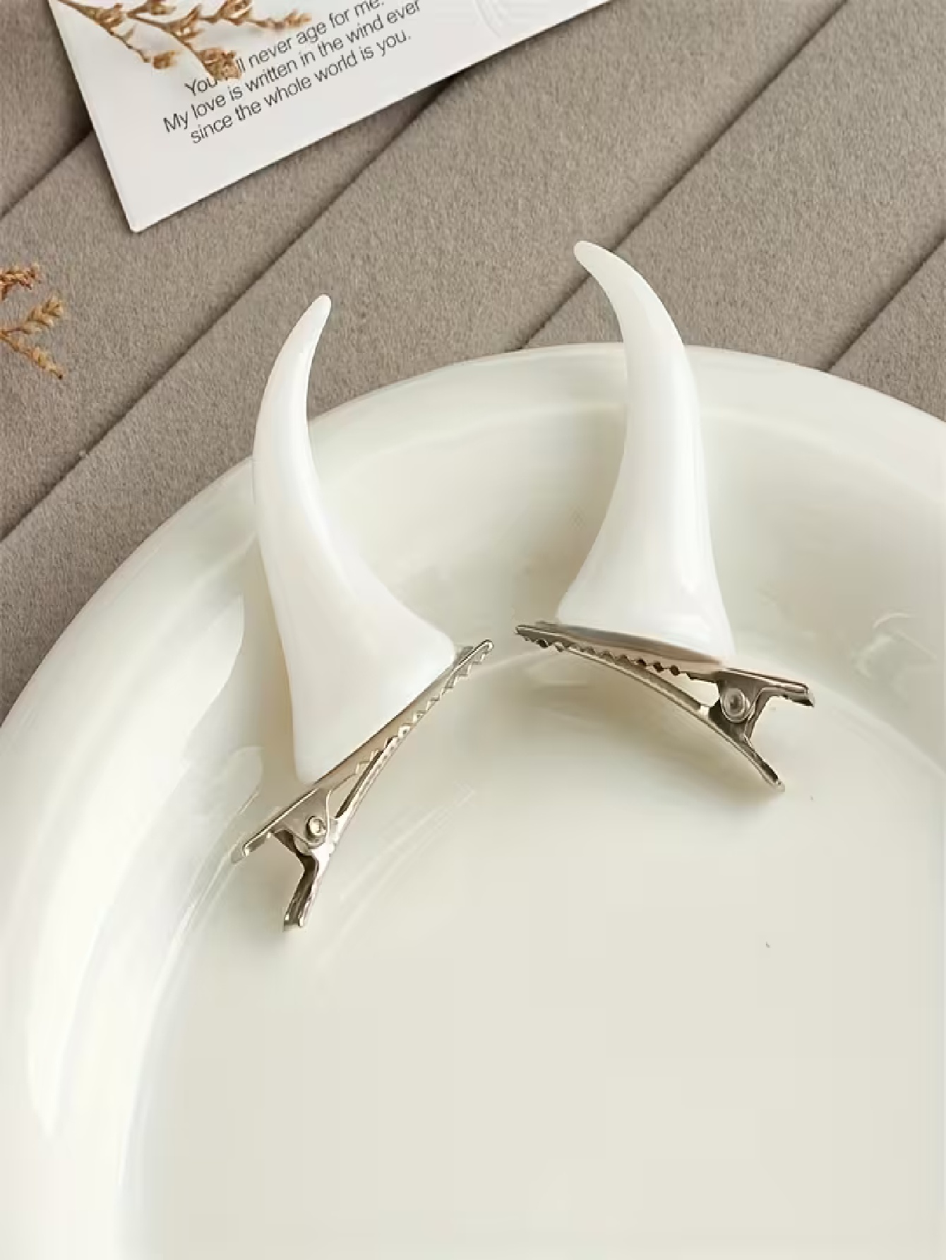 2-teiliges Set, rote Horn-Haar – Resin Craft Ideas Bewertung und Preis