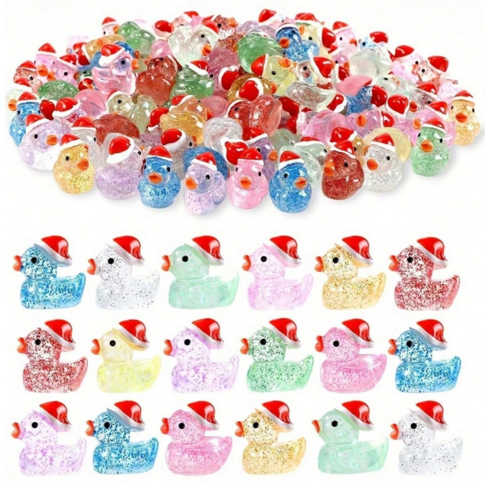 50-teiliges Weihnachts-Enten-G – Resin Glitter Pack Bewertung und Preis